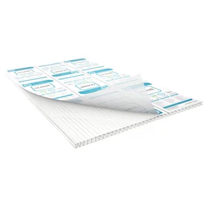 CHAPA DE POLICARBONATO ALVEOLAR BRANCO LEITOSO 2,10X2,00X6MM