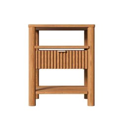 Conjunto Cabeceira Queen com 2 Mesas de Cabeceira Oiti CabeCasa MadeiraOriginals Marrom - 15 Conjunto Cabeceira Queen com 2 Mesas de Cabeceira Oiti CabeCasa MadeiraOriginals Marrom - 15