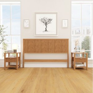 Conjunto Cabeceira Queen com 2 Mesas de Cabeceira Oiti Cabecasa madeiramadeira