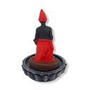 Ver imagem 4 de Incensário Orixás 3 Varetas 12 Cm Resina - Escolha a Cor:exú Base Cinza