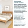 Conjunto Cama Queen com 2 Mesas de Cabeceira e Cômoda Oiti CabeCasa MadeiraOriginals - 16
