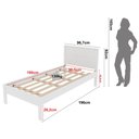 Ver imagem 4 de Cama de Solteiro 190 cm X 92 cm 42,4 cm Branco