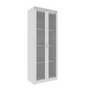 Ver imagem 4 de Armário para Escritório com 2 Portas de Vidro e 4 Prateleiras Me4189