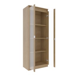 Armário para Escritório com 2 Portas de Vidro e 4 Prateleiras Me4189 - 5