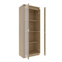 Ver imagem 5 de Armário para Escritório com 2 Portas de Vidro e 4 Prateleiras Me4189