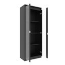 Ver imagem 5 de Armário para Escritório com 2 Portas de Vidro e 4 Prateleiras Me4189