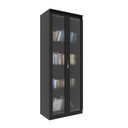 Ver imagem 2 de Armário para Escritório com 2 Portas de Vidro e 4 Prateleiras Me4189