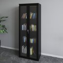 Ver imagem 1 de Armário para Escritório com 2 Portas de Vidro e 4 Prateleiras Me4189