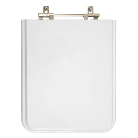 Tampa de Vaso em MDF Square Branco para bacia Incepa