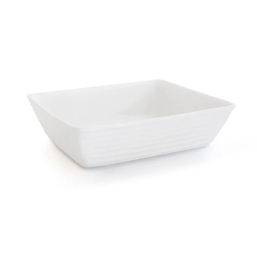 Assadeira Retangular 33cm Gourmet Branco - Jomafe 83101133g - 4