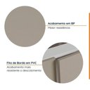 Ver imagem 5 de Cozinha Planejada 2 Peças sem Tampo com Rodapé 1 Aéreo e 1 Balcão Ipanema CabeCasa MadeiraOriginals Marrom/Fendi Trama
