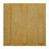 Piso Ladrilho Hidráulico Podotatil Direcional Amarelo 20 X 20 Cm e Caixa com 0,40 M² Borda Reta - 6