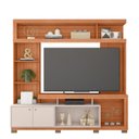 Ver imagem 5 de Estante para TV e Home Theater até 55 Polegadas 210CMX207,2cm 2 Portas Formosa Marrom