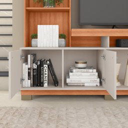 Estante Home para Tv 55 Polegadas com 2 Portas Formosa - 4