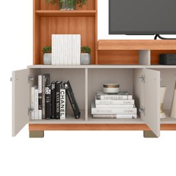 Estante Home para Tv 55 Polegadas com 2 Portas Formosa - 9