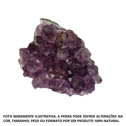 Drusa Ametista Pedra Natural Bruta 150 a 300 Gramas Proteção - 4