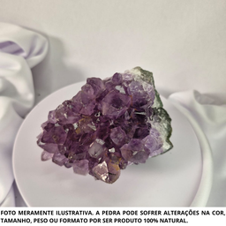 Drusa Ametista Pedra Natural Bruta 150 a 300 Gramas Proteção - 2