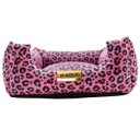 Ver imagem 1 de Cama para Cachorro Quadrada Impermeavel Luppet Oncinha Pink - M