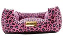 Ver imagem 1 de Cama para Cachorro Quadrada Impermeavel Luppet Oncinha Pink - M