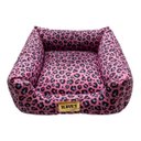 Ver imagem 4 de Cama para Cachorro Quadrada Impermeavel Luppet Oncinha Pink - M