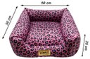 Ver imagem 2 de Cama para Cachorro Quadrada Impermeavel Luppet Oncinha Pink - M