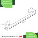 Ver imagem 3 de Porta Toalha de Banho Adesivo Autocolante Parede Branco Elg