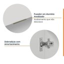 Ver imagem 6 de Cozinha Modulada 2 Peças sem Tampo com Rodapé 1 Aéreo e 1 Balcão Ipanema CabeCasa MadeiraOriginals B