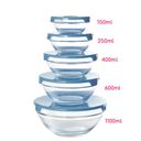 Ver imagem 6 de Conjunto 10 Potes Tigela Vidro Tampa Azul Class Home
