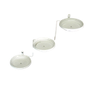 Ver imagem 1 de Jardim Vertical: Suporte de Parede Branco para 3 Vasos | Decoração Sofisticada e Prática! Esquerdo