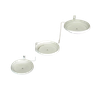 Jardim Vertical: Suporte de Parede Branco Para 3 Vasos | Decoração Sofisticada e Prática! Esquerdo - 1