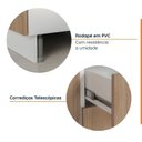 Ver imagem 7 de Cozinha Modulada 2 Peças sem Tampo com Rodapé 1 Aéreo e 1 Balcão Ipanema CabeCasa MadeiraOriginals Marrom/Acácia