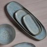 Travessa Oval Rasa Orgênico Green Granite 21cm - 2