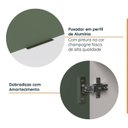 Ver imagem 6 de Cozinha Modulada 2 Peças sem Tampo com Rodapé 1 Aéreo e 1 Balcão Ipanema CabeCasa MadeiraOriginals