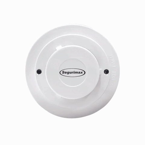 Detector Optico de Fumaca Segurimax 12/24v Contato Seco