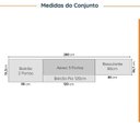Ver imagem 2 de Cozinha Planejada 4 Peças sem Tampo com Rodapé 2 Aéreos e 2 Balcões Ipanema CabeCasa MadeiraOriginals