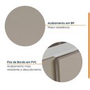 Ver imagem 5 de Cozinha Modulada 4 Peças sem Tampo com Rodapé 2 Aéreos e 2 Balcões Ipanema CabeCasa MadeiraOriginals