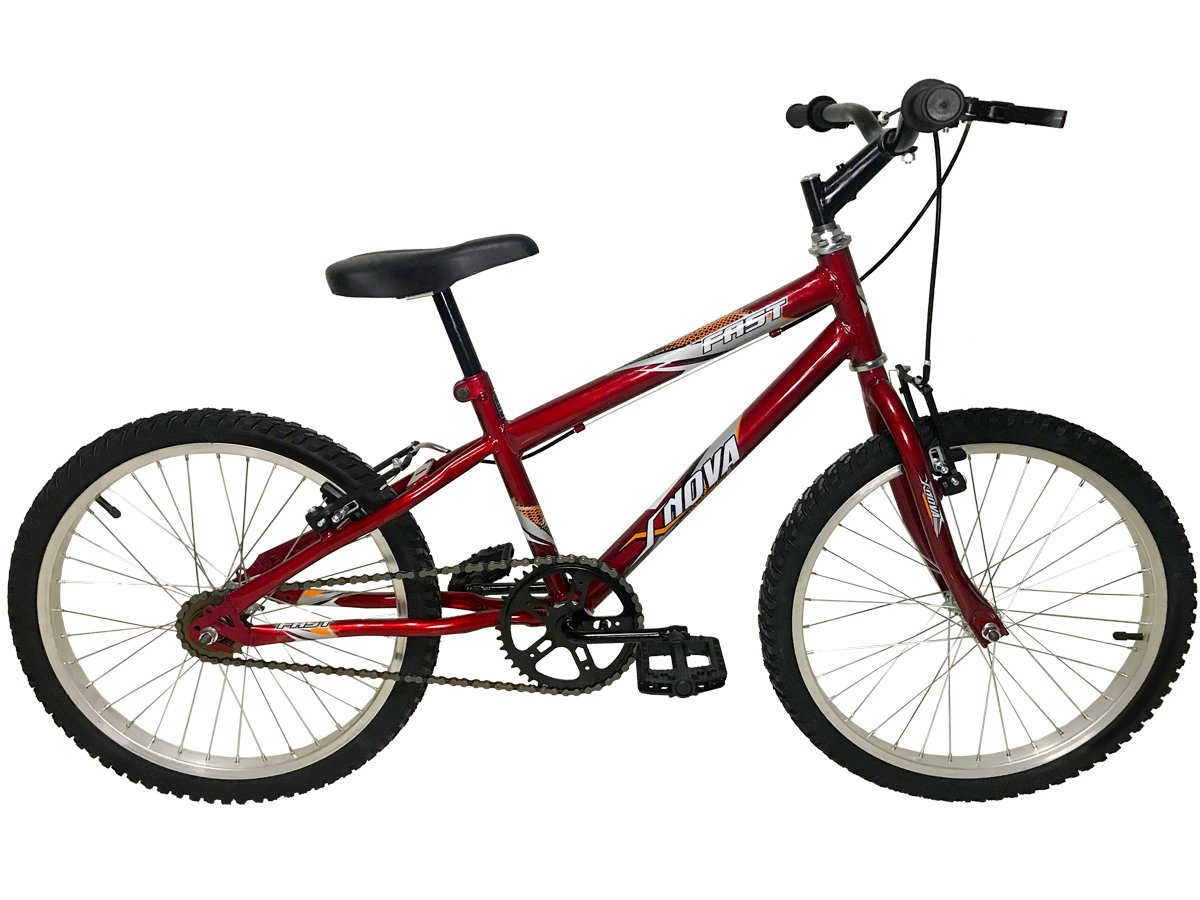 Bike Infantil em Aço Carbono Aro 20 MTB - Xnova - Vermelho