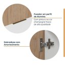 Ver imagem 6 de Cozinha Modulada 4 Peças sem Tampo com Rodapé 2 Aéreos e 2 Balcões Ipanema CabeCasa MadeiraOriginals