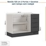 Cozinha Modulada 4 Peças sem Tampo com Rodapé 2 Aéreos e 2 Balcões Ipanema CabeCasa MadeiraOriginals - 15