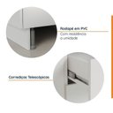 Ver imagem 7 de Cozinha Modulada 4 Peças sem Tampo com Rodapé 2 Aéreos e 2 Balcões Ipanema CabeCasa MadeiraOriginals