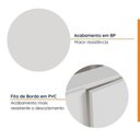 Ver imagem 5 de Cozinha Planejada 4 Peças sem Tampo com Rodapé 2 Aéreos e 2 Balcões Ipanema CabeCasa MadeiraOriginals Branco/Acácia