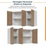Cozinha Modulada 4 Peças sem Tampo com Rodapé 2 Aéreos e 2 Balcões Ipanema CabeCasa MadeiraOriginals - 13