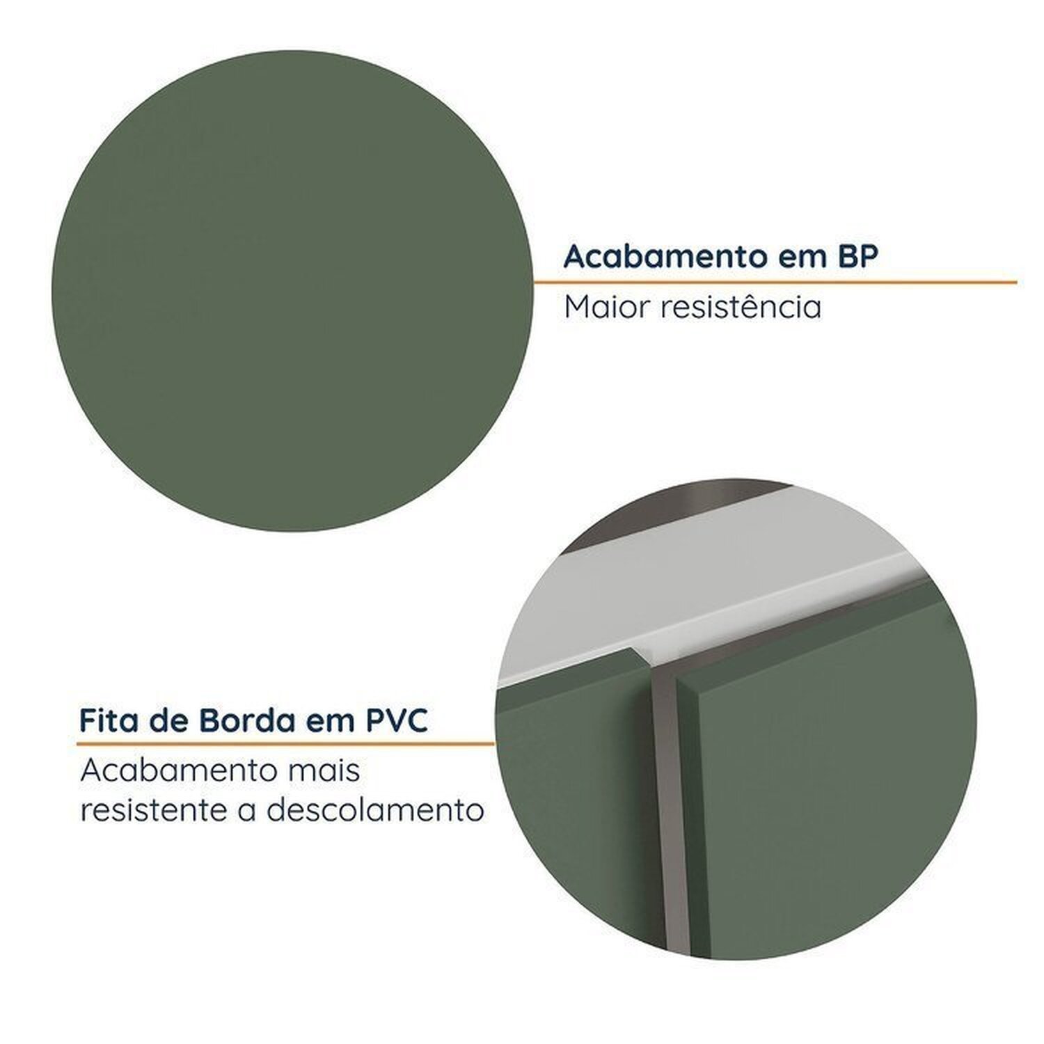 Cozinha Modulada 4 Peças sem Tampo com Rodapé 2 Aéreos e 2 Balcões Ipanema Cabecasa Madeiramadeira - 5