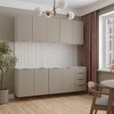 Ver imagem 2 de Cozinha Modulada 4 Peças sem Tampo com Rodapé 2 Aéreos e 2 Balcões Ipanema CabeCasa MadeiraOriginals