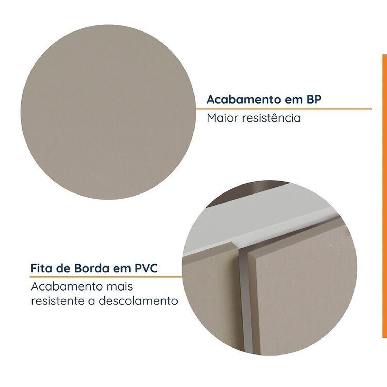 Cozinha Modulada 4 Peças sem Tampo com Rodapé 2 Aéreos e 2 Balcões Ipanema Cabecasa Madeiramadeira - 7