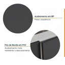 Ver imagem 7 de Cozinha Modulada 4 Peças sem Tampo com Rodapé 2 Aéreos 2 Balcões Ipanema CabeCasa MadeiraOriginals Madeiramadeira Cinza/Grafite Trama