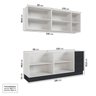 Cozinha Modulada 4 Peças sem Tampo com Rodapé 2 Aéreos e 2 Balcões Ipanema CabeCasa MadeiraOriginals - 6