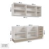 Cozinha Modulada 4 Peças sem Tampo com Rodapé 2 Aéreos e 2 Balcões Ipanema CabeCasa MadeiraOriginals - 6