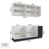 Cozinha Modulada 4 Peças sem Tampo com Rodapé 2 Aéreos e 2 Balcões Ipanema CabeCasa MadeiraOriginals - 6