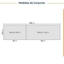 Ver imagem 4 de Cozinha Modulada 4 Peças sem Tampo com Rodapé 2 Aéreos 2 Balcões Ipanema CabeCasa MadeiraOriginals Madeiramadeira Branco